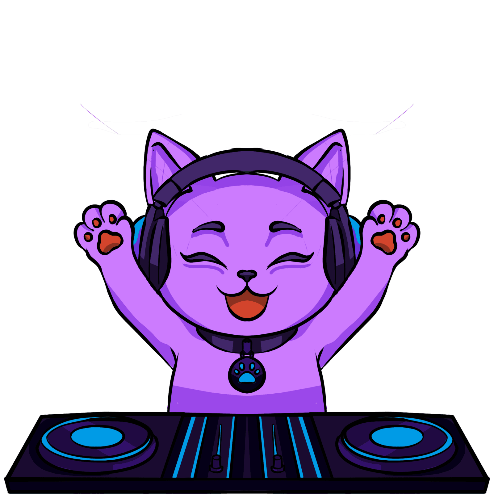 Digital creator packs featuring cat emot.