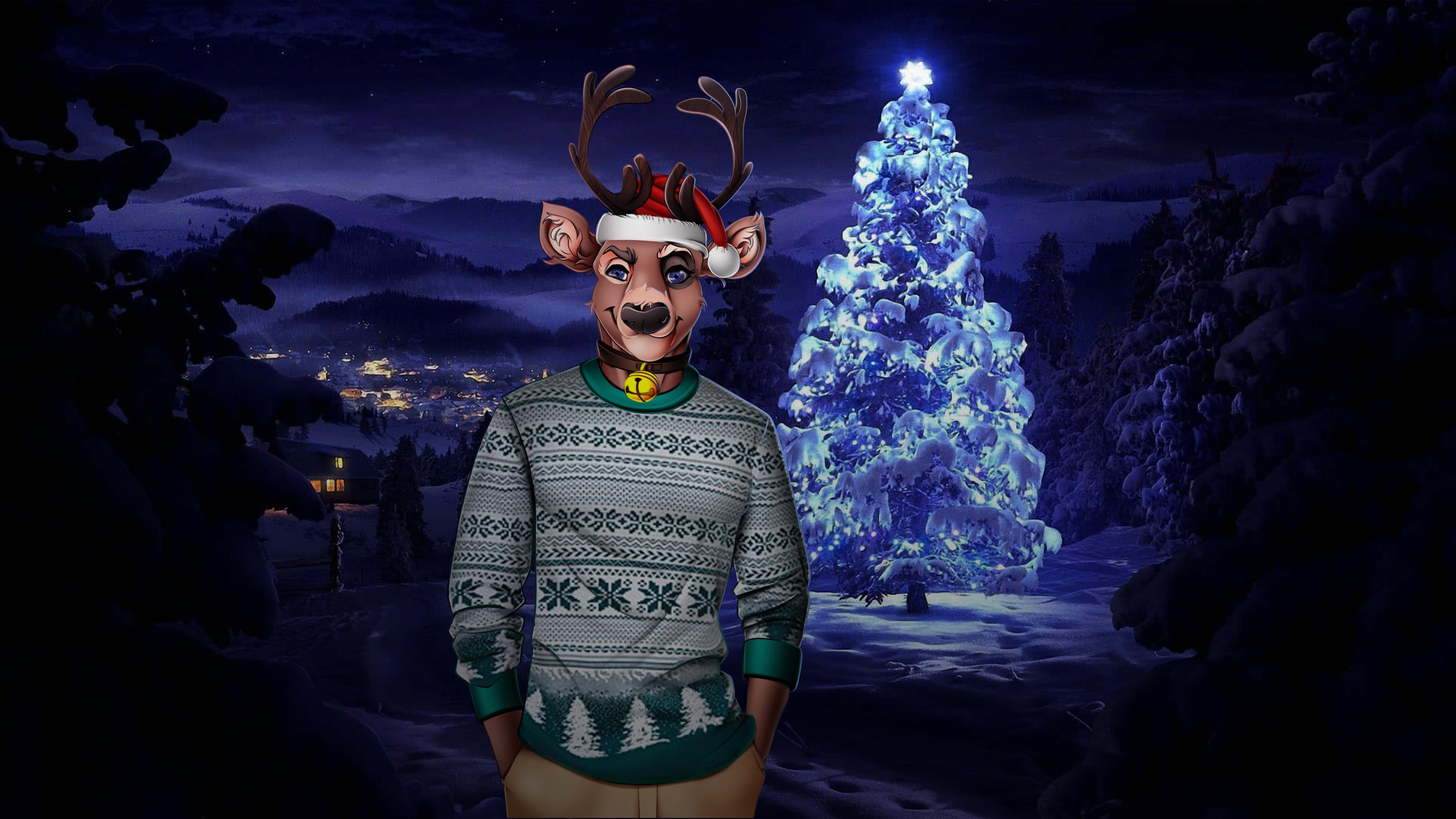 Digital characters featuring dear bannaer.