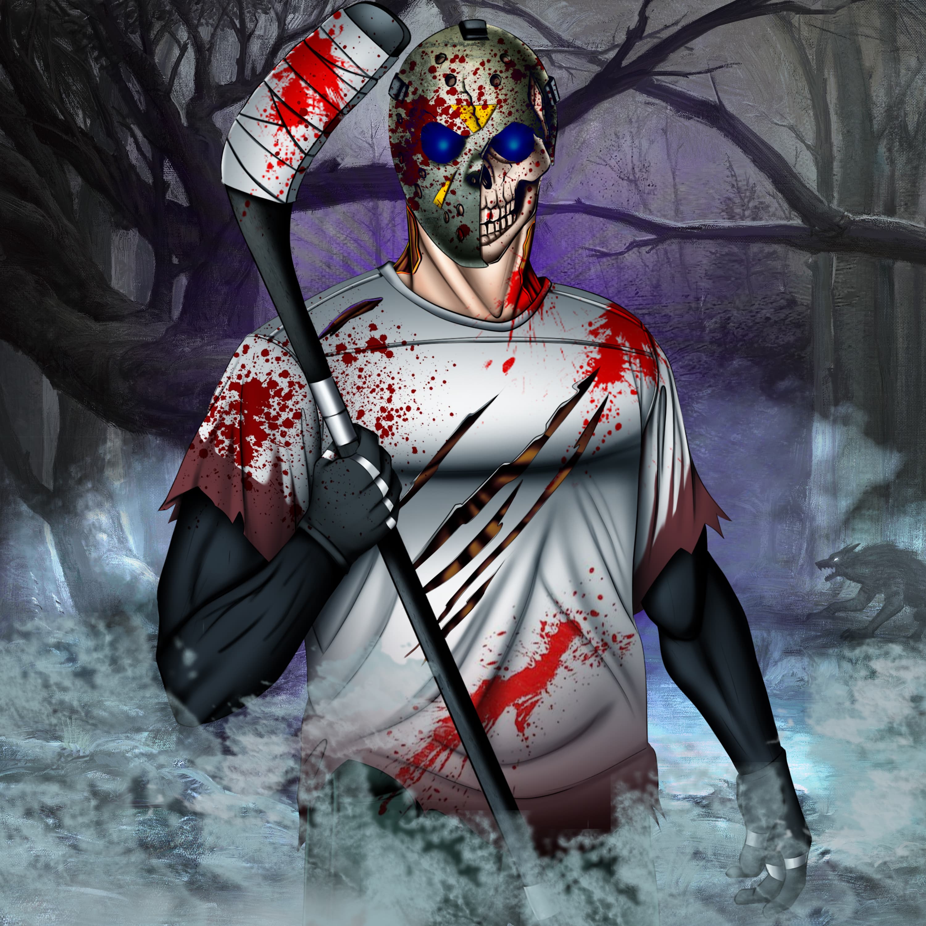 Digital characters featuring kazim dania commission.