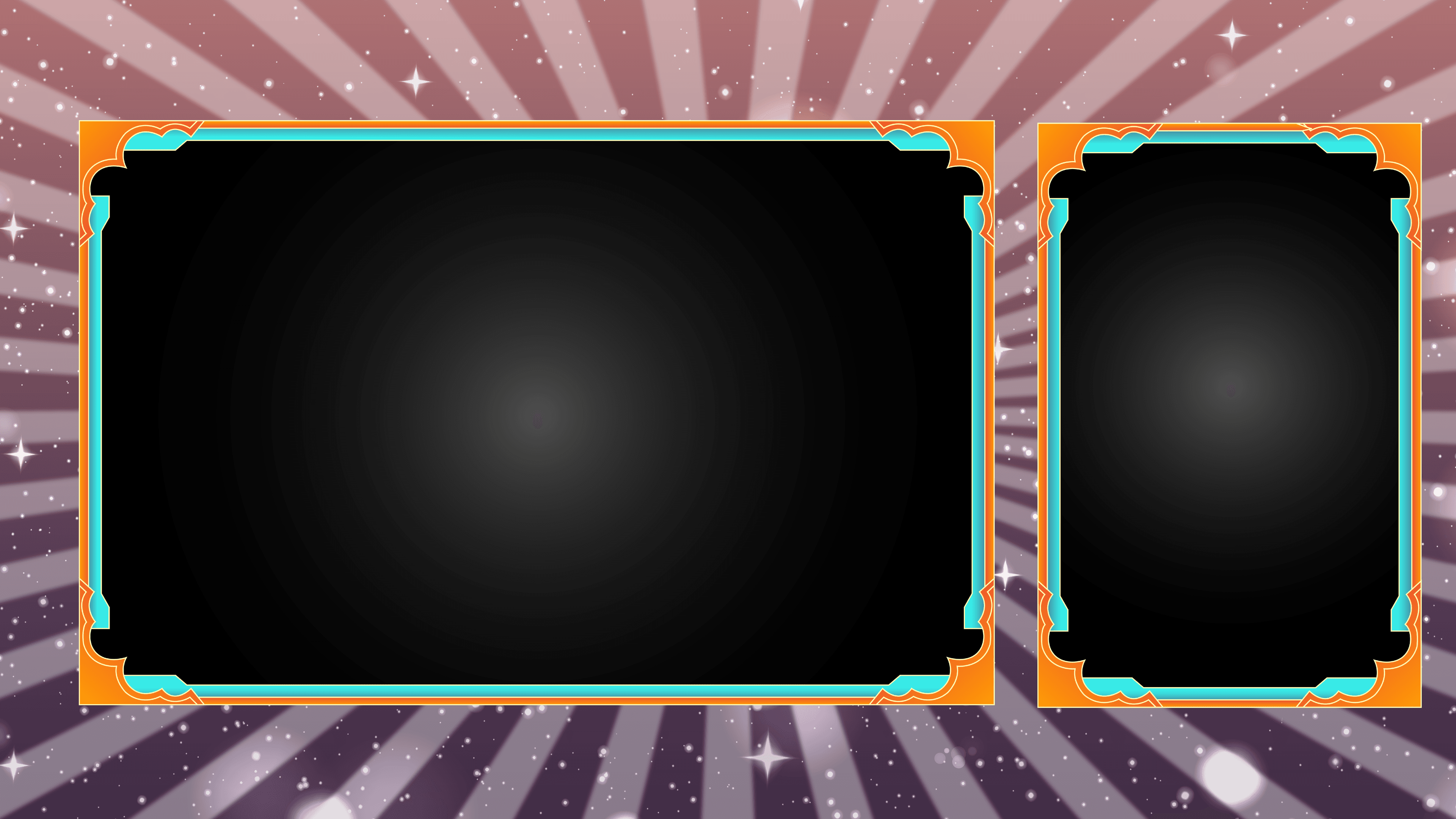 Digital creator packs featuring stream overlay component.