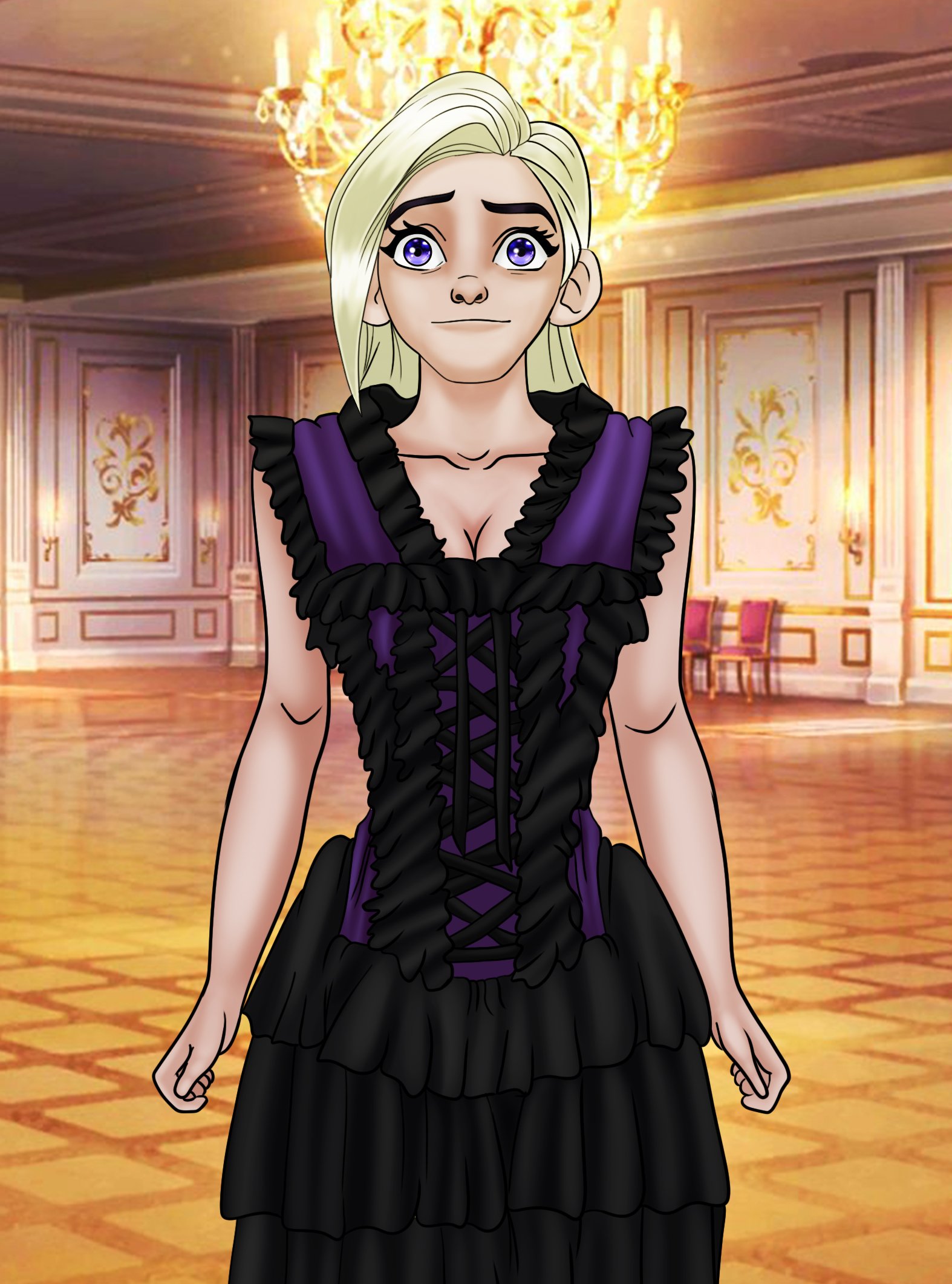 Sharp profile avatar 2D artwork