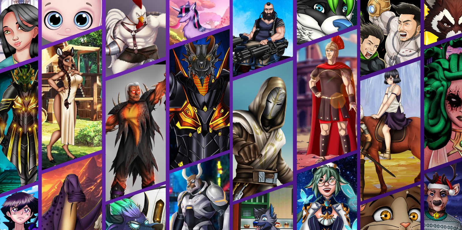 2D Art Works portfolio preview