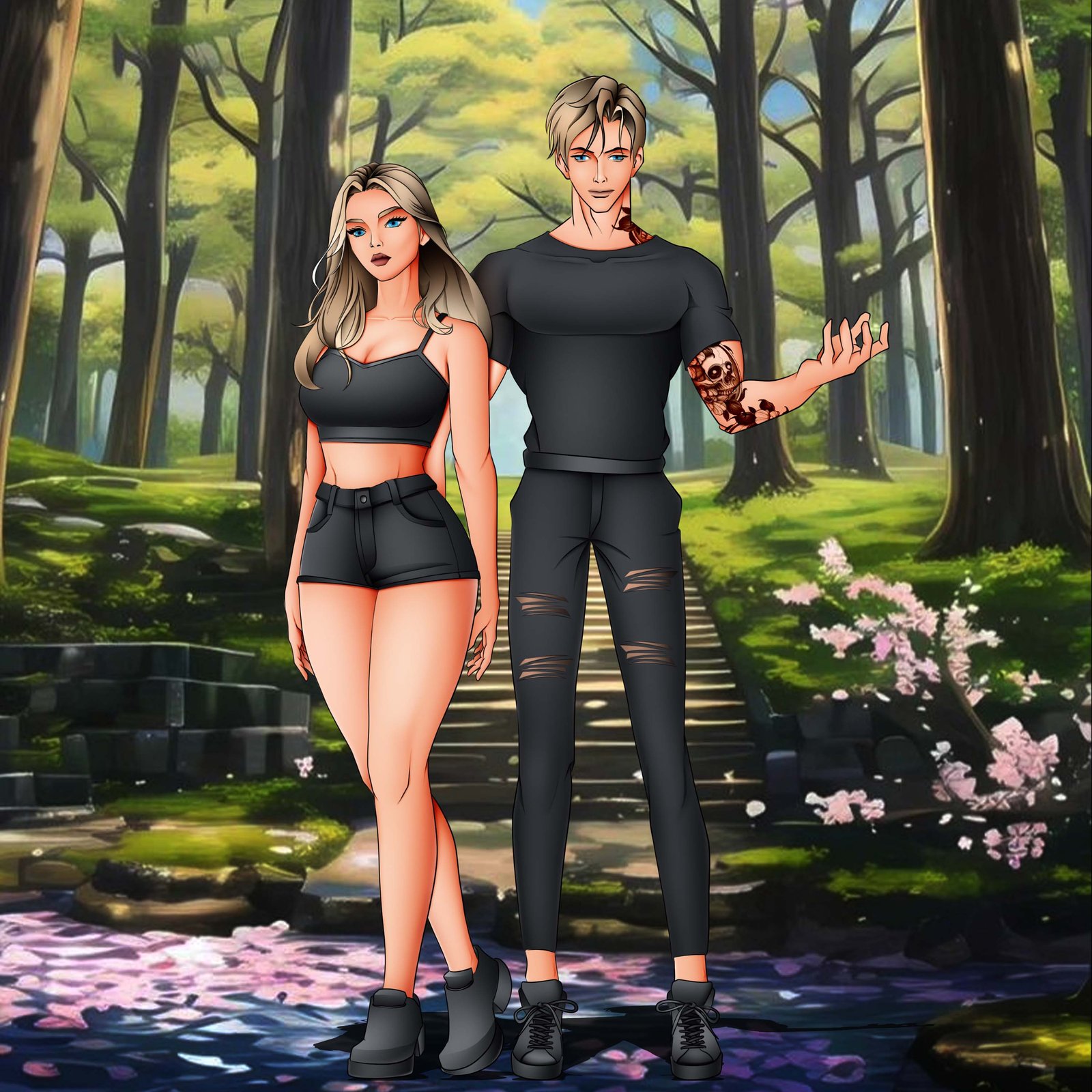 Digital characters featuring ms sadaf.