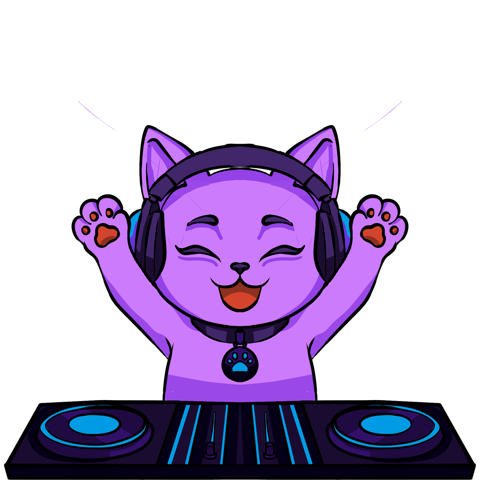 Digital creator packs featuring cat emot.