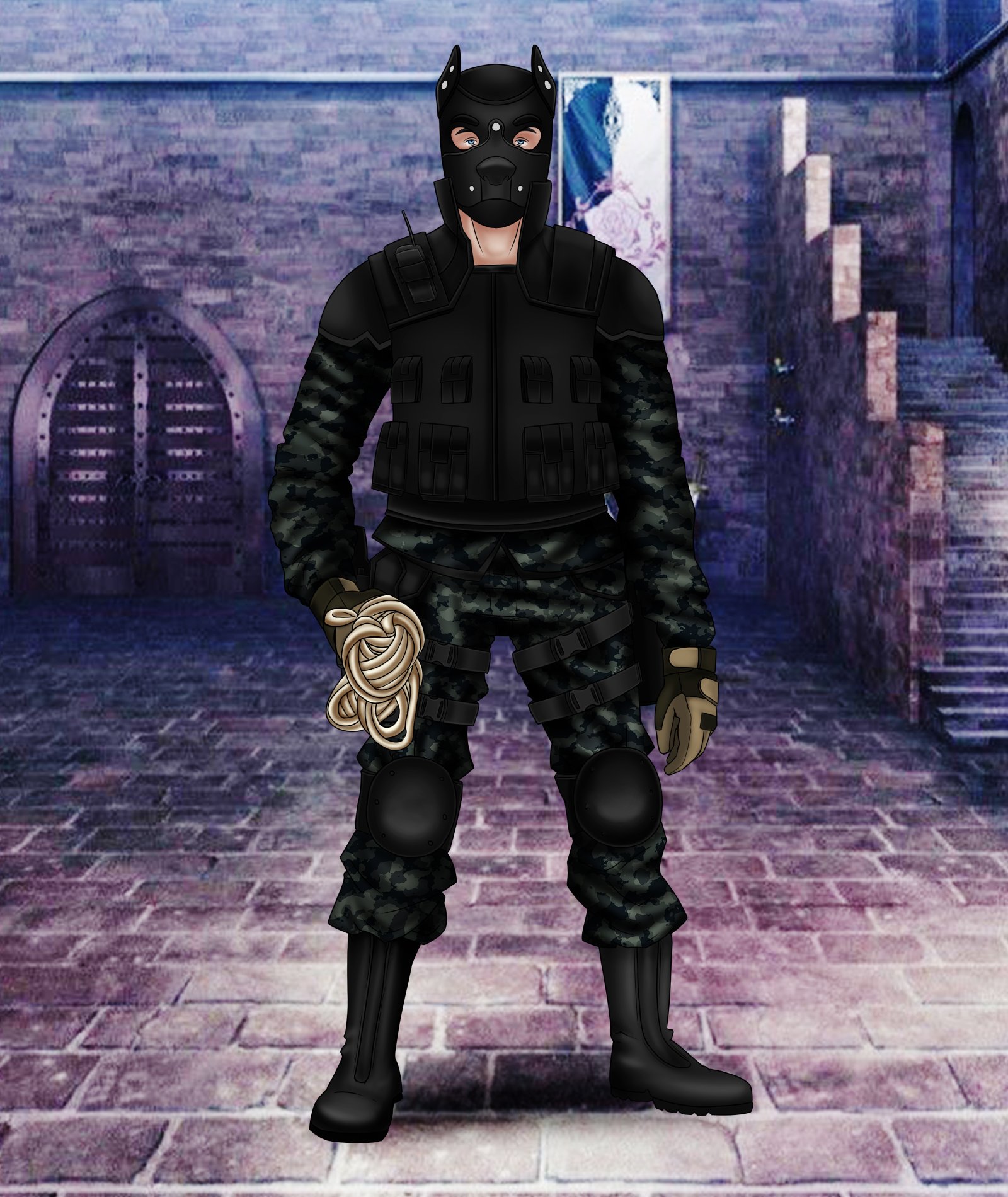 Digital characters featuring Batman character portrait.