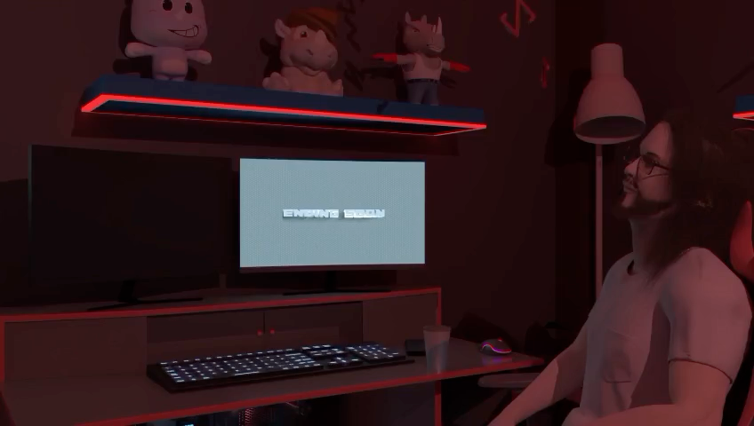 Digital creator packs featuring virtual room overlay animation.