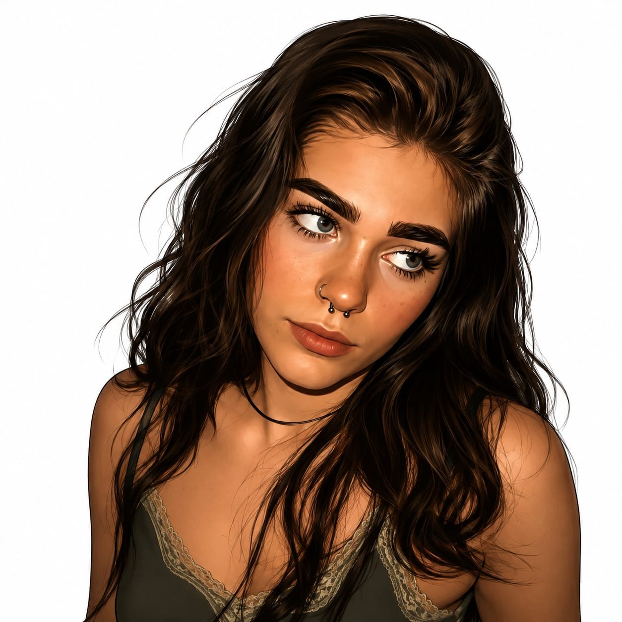 Digital characters featuring female character headshot.