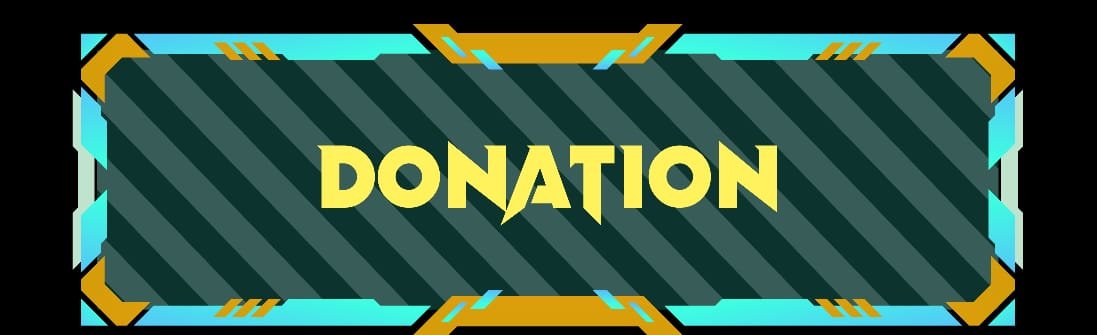 Digital creator packs featuring donation stream panel.