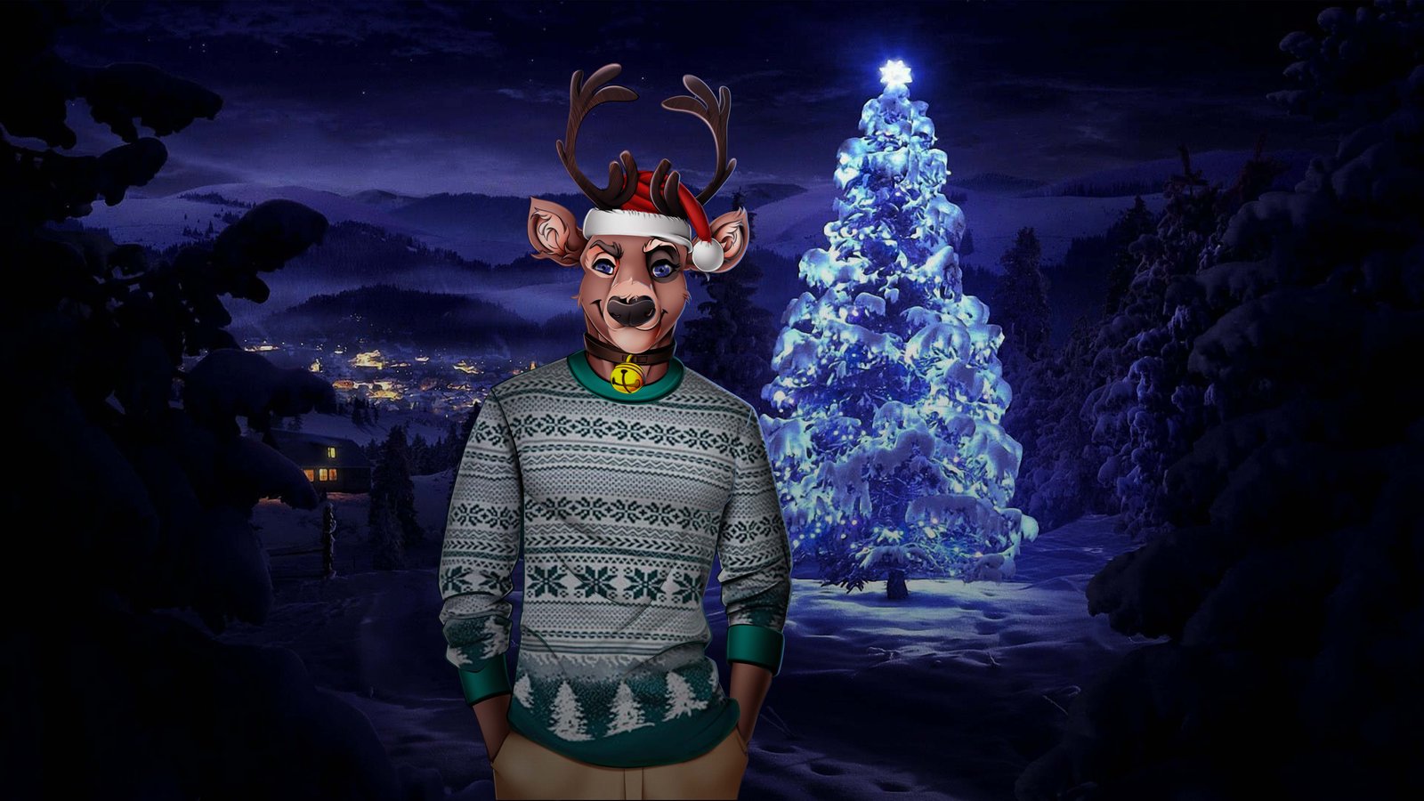 Digital characters featuring dear bannaer.