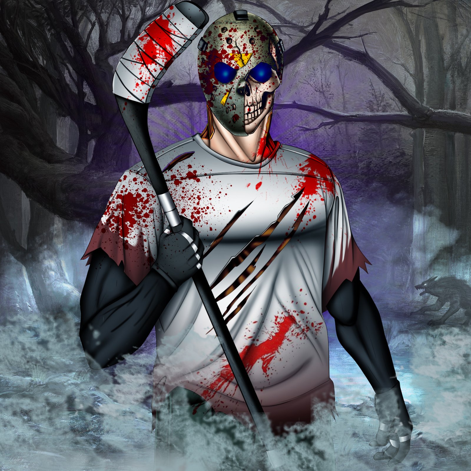 Digital characters featuring kazim dania commission.
