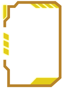Gold-and-black geometric border overlay for a stream chat box.