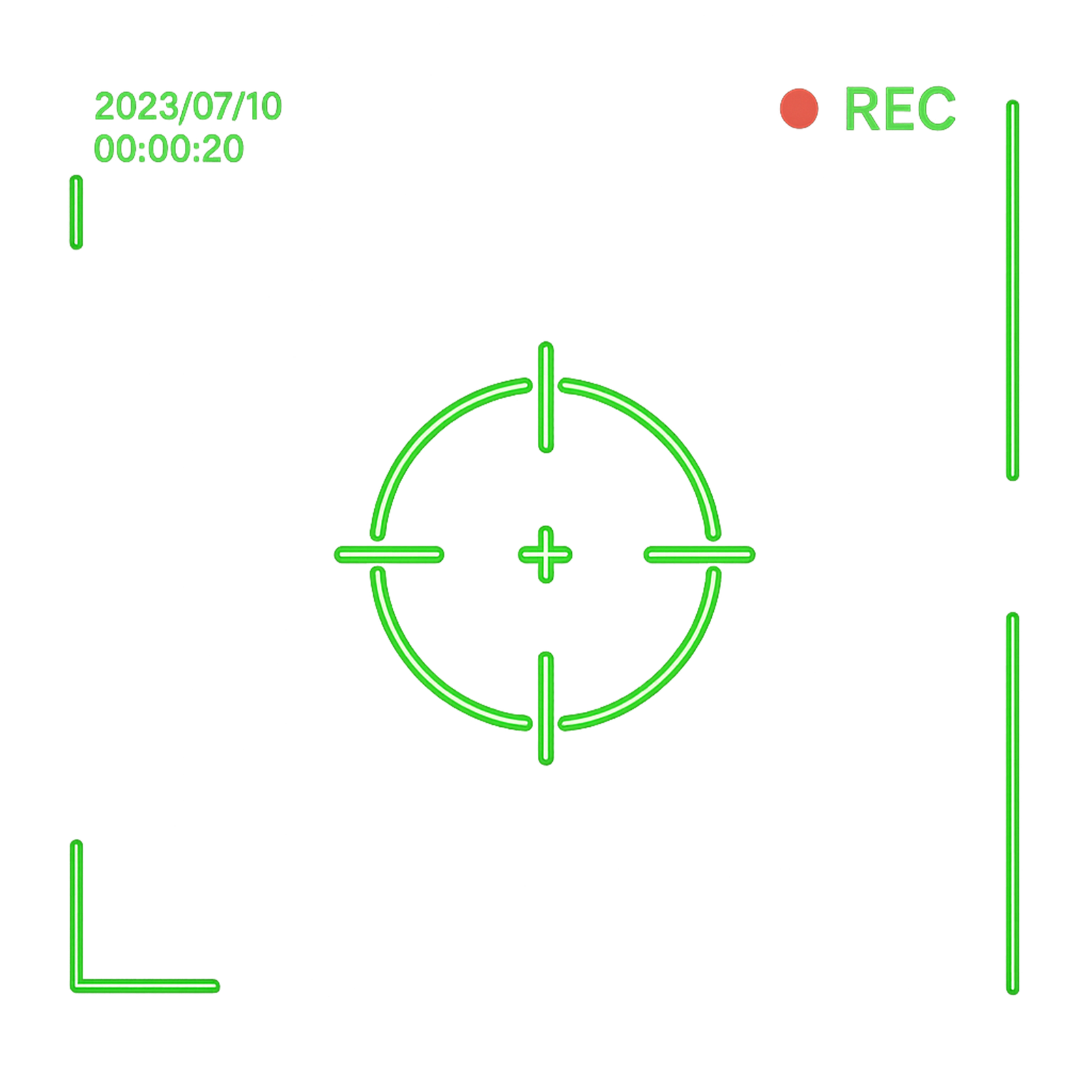 Digital creator packs featuring green bars lines crosshair icons.