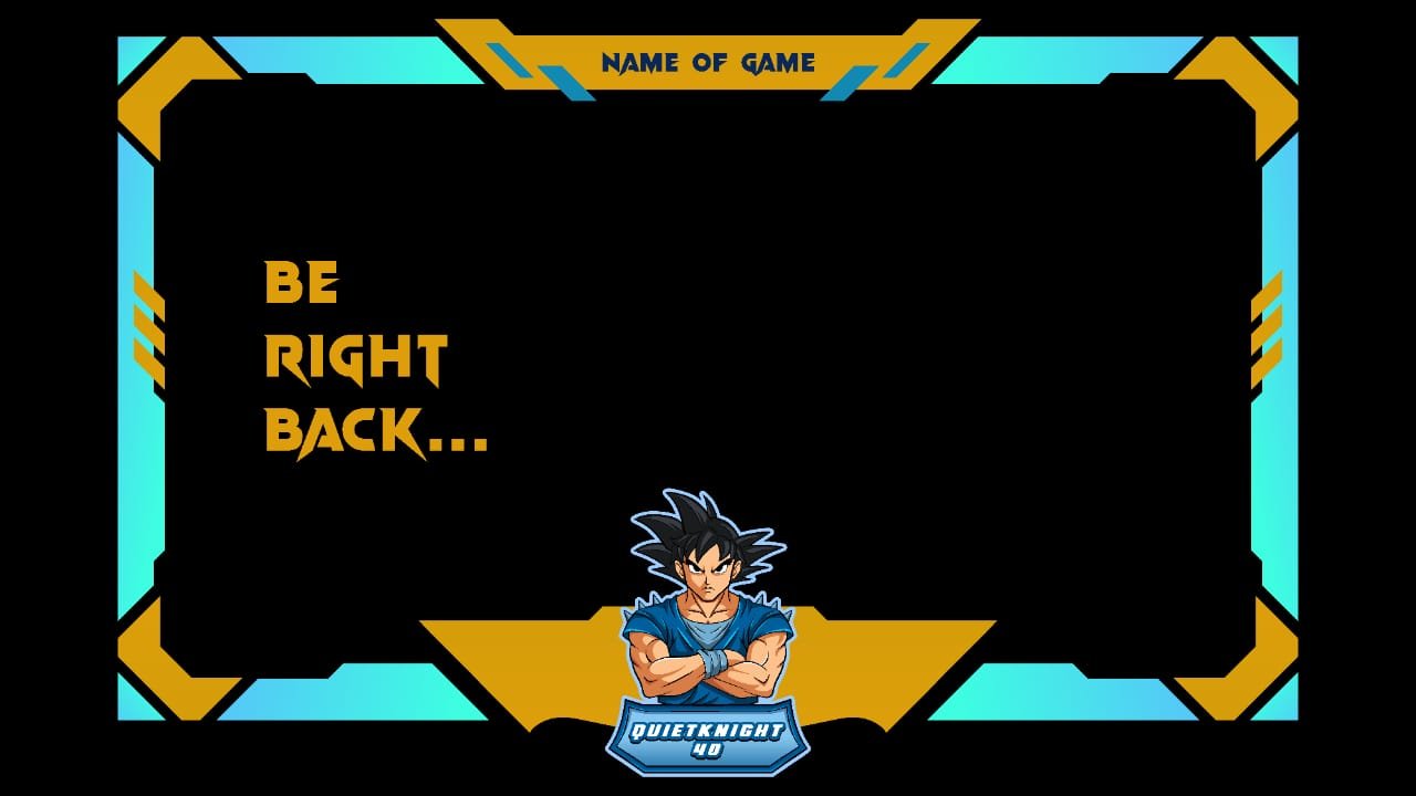 Digital creator packs featuring be-right-back stream screen.