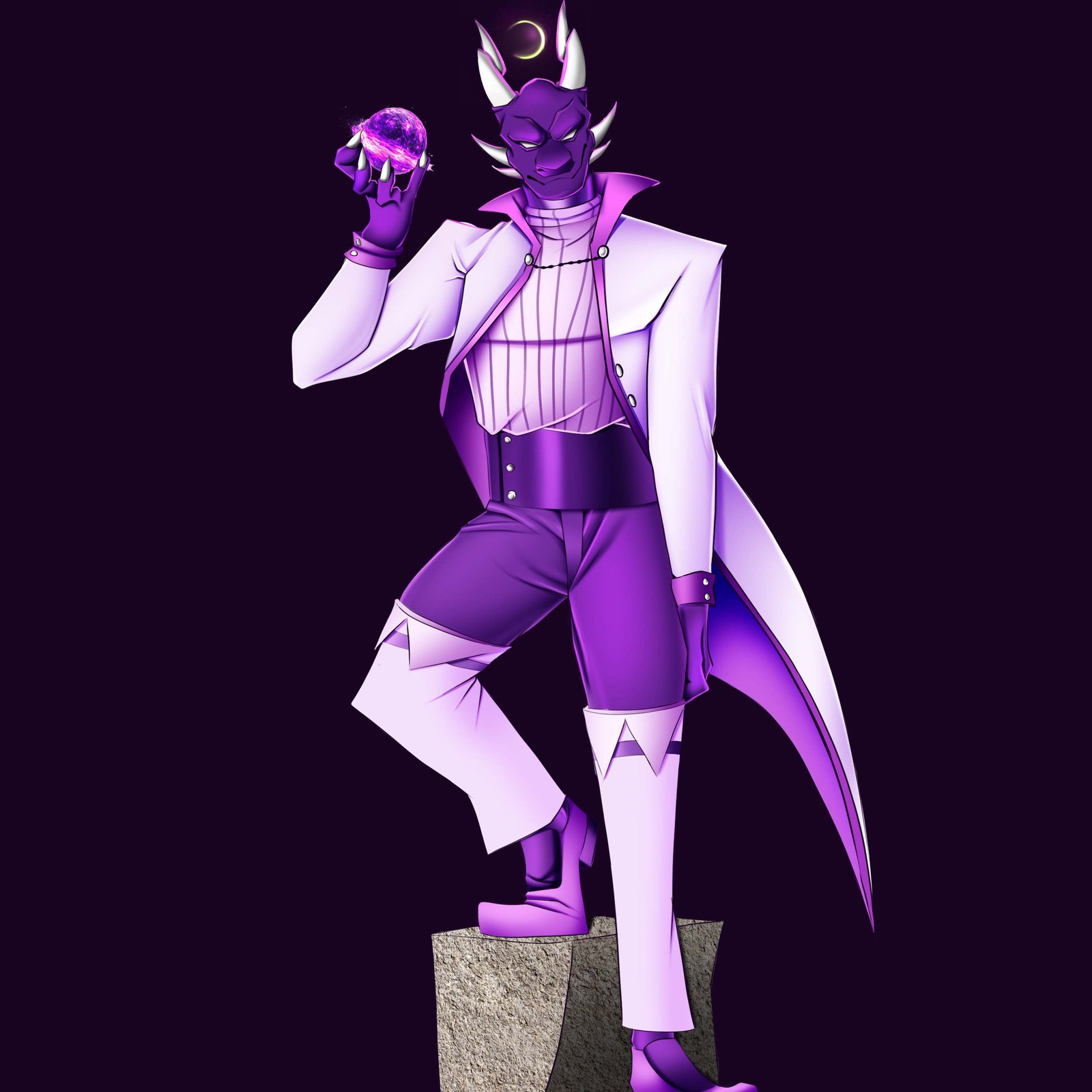 Digital characters featuring dragon.